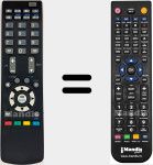 Replacement remote control for REMCON069