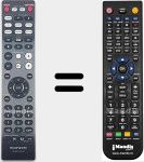 Télécommande pour remplacer RC001PMCD (30701015400AM)