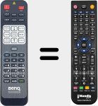 Télécommande pour remplacer RCE012 (5JJAC06001)