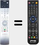 Replacement remote control for Sound Projector (89900A07)