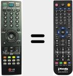 Replacement remote control for AKB73655861