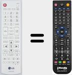 Replacement remote control for AKB74475462
