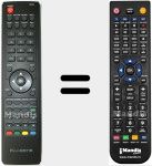 Replacement remote control for RC042