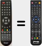 Replacement remote control for BOGO001