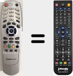 Télécommande pour remplacer REMCON755