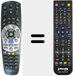 Replacement remote control for REMCON1005