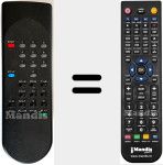 Télécommande pour remplacer CD 2