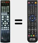 Replacement remote control for RC1146 (307010069004D)