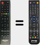 Télécommande pour remplacer ER-22601A (T163920)