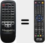 Télécommande pour remplacer EUR644859
