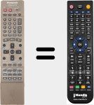 Replacement remote control for EUR7615KS0