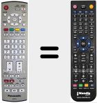 Replacement remote control for EUR7651070