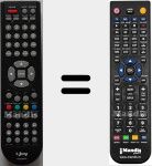 Télécommande pour remplacer ILED22SPB20