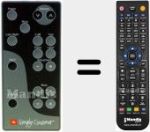 Télécommande pour remplacer ESC340