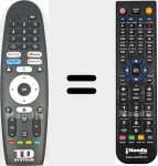 Télécommande pour remplacer K55DLK20GLE