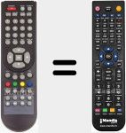 T&eacute;l&eacute;commande pour remplacer RC-NM 01