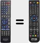 T&eacute;l&eacute;commande pour remplacer RC-R0734