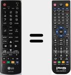 Replacement remote control for AKB73715686