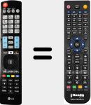 Replacement remote control for AKB74455401