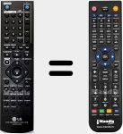 T&eacute;l&eacute;commande pour remplacer AKB35912902