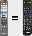Replacement remote control for MI-AKB73275601