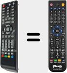 Replacement remote control for MINEO-21.5