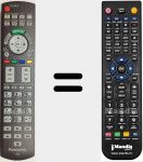 Replacement remote control for N2QAYB000486