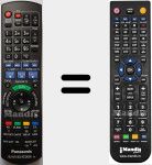 Télécommande pour remplacer N2QAYB000986