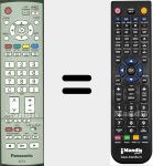 Replacement remote control for EUR765108A