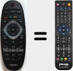 Replacement remote control for YKF293-001 (242254990301)