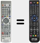 T&eacute;l&eacute;commande pour remplacer 07660LW010