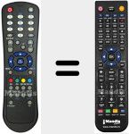 Télécommande pour remplacer RC1055