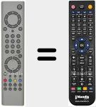 Télécommande pour remplacer RC1546