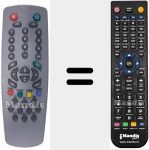 Replacement remote control for RC1940 (20084219)