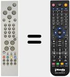 Replacement remote control for RC 5010