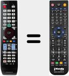 Télécommande pour remplacer BN59-00935A