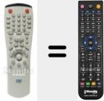 Télécommande pour remplacer AH5910141T