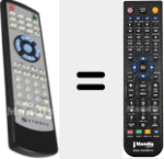 Télécommande pour remplacer MPIX457