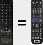 Télécommande pour remplacer CT-90386 (75027012)