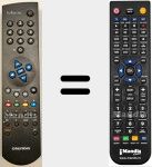 Replacement remote control for Tele Pilot 810 C (296420611001)