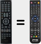 Télécommande pour remplacer SE-R0329 (AE016562)