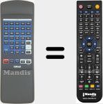 Télécommande pour remplacer VT202800