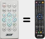 Télécommande pour remplacer K130 (VZ.JE600.001)