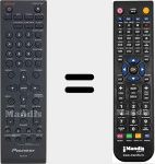 Télécommande pour remplacer AXD7706