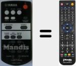 Replacement remote control for FSR66 (ZJ787500)