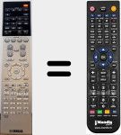 Replacement remote control for RAV536 (ZP601100)