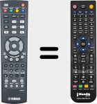 Replacement remote control for BDP121 (ZE278700)