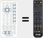 T&eacute;l&eacute;commande pour remplacer MAR001