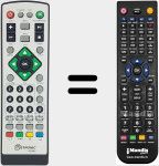 Replacement remote control for 060540