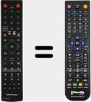 Télécommande pour remplacer IRCU-D9000V-C